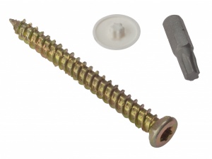 Concrete Screws - TX - Flat Countersunk - Yellow